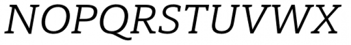 Haboro Slab Extended Regular Italic Font UPPERCASE