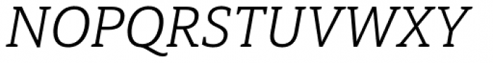 Haboro Slab Normal Book Italic Font UPPERCASE