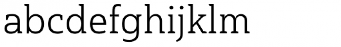 Haboro Slab Normal Book Font LOWERCASE