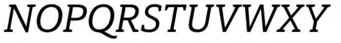 Haboro Slab Normal Medium Italic Font UPPERCASE
