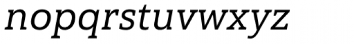 Haboro Slab Normal Medium Italic Font LOWERCASE
