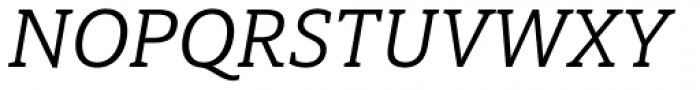 Haboro Slab Normal Regular Italic Font UPPERCASE