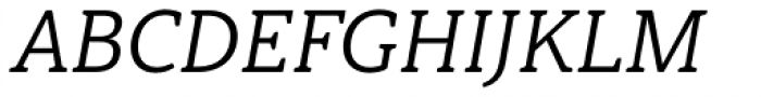 Haboro Slab Soft Extended Regular Italic Font UPPERCASE