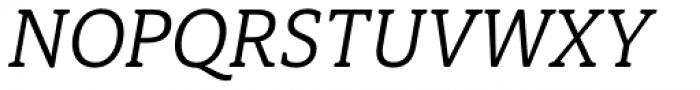Haboro Slab Soft Extended Regular Italic Font UPPERCASE