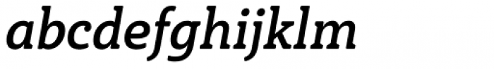 Haboro Slab Soft Norm Bold Italic Font LOWERCASE