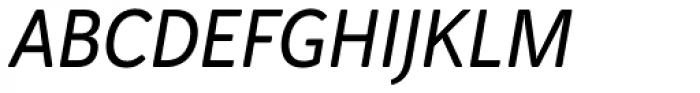 Haboro Soft Condensed Medium Italic Font UPPERCASE