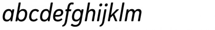 Haboro Soft Condensed Medium Italic Font LOWERCASE