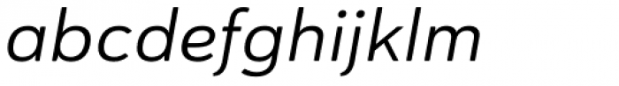 Haboro Soft Extended Regular Italic Font LOWERCASE
