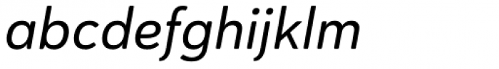 Haboro Soft Normal Medium Italic Font LOWERCASE