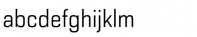 Haboro Squared Condensed Light Font LOWERCASE