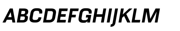 Haboro Squared Extra Black Italic Font UPPERCASE