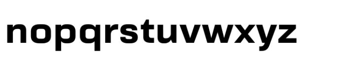 Haboro Squared Extra Black Font LOWERCASE