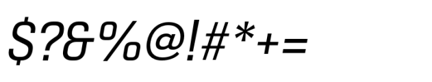 Haboro Squared Extra Regular Italic Font OTHER CHARS