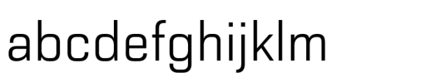 Haboro Squared Norm Light Font LOWERCASE