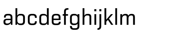 Haboro Squared Norm Regular Font LOWERCASE