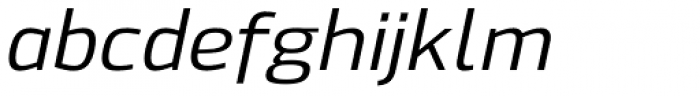 Hackman Medium Italic Font LOWERCASE