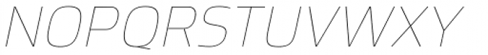 Hackman Thin Italic Font UPPERCASE