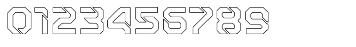 Hackone SliceOutline Font OTHER CHARS