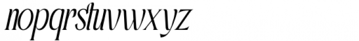 Hacky Italic Font LOWERCASE