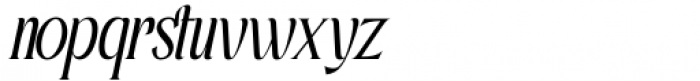 Hacky Medium Italic Font LOWERCASE
