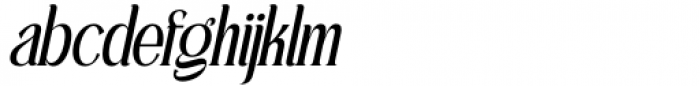 Hacky Semi Bold Italic Font LOWERCASE