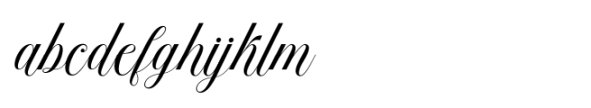 Hadigen  Slant Font LOWERCASE