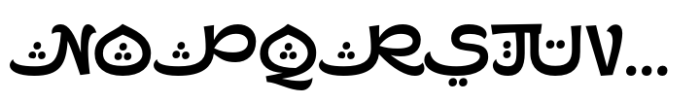 Hadiqah Font UPPERCASE
