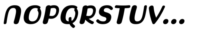 Hadsai Extra Bold Italic Font UPPERCASE