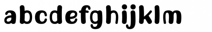 Hadsai Extra Bold Font LOWERCASE