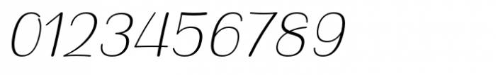 Hadsai Extra Light Italic Font OTHER CHARS