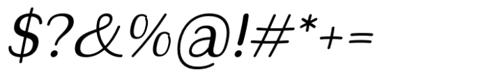Hadsai Italic Font OTHER CHARS