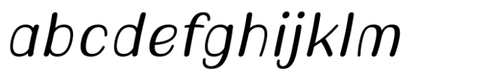 Hadsai Italic Font LOWERCASE