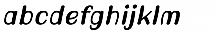 Hadsai Semi Bold Italic Font LOWERCASE