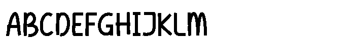 Hadzobe Regular Font UPPERCASE