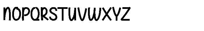 Hadzobe Regular Font UPPERCASE