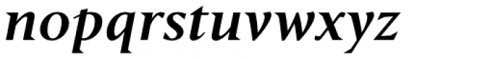 Haggard Nova Bold Italic Font LOWERCASE