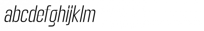 Hagia Pro Light Italic Font LOWERCASE