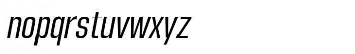 Hagia Pro Medium Italic Font LOWERCASE