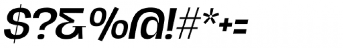 Hagrid Medium Italic Font OTHER CHARS