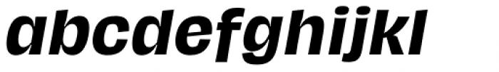 Hagrid Text Bold Italic Font LOWERCASE
