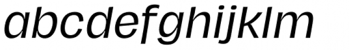 Hagrid Text Italic Font LOWERCASE
