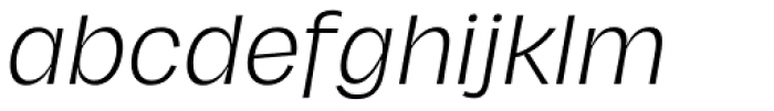 Hagrid Text Light Italic Font LOWERCASE