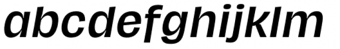 Hagrid Text Medium Italic Font LOWERCASE