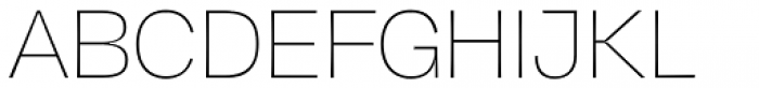 Hagrid Thin Font UPPERCASE