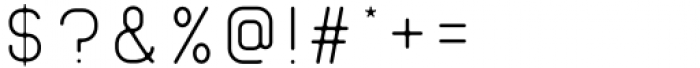 Haigo Thin Font OTHER CHARS