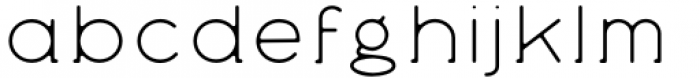Haigo Thin Font LOWERCASE