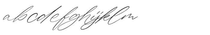 Haigrast Script Italic Font LOWERCASE