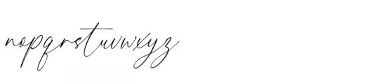Hailey Calligraphy Regular Font LOWERCASE