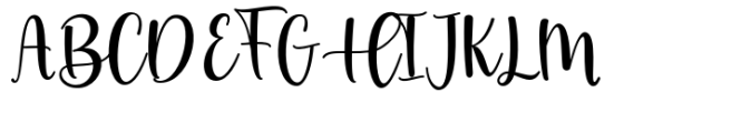 Hailey  Regular Font UPPERCASE