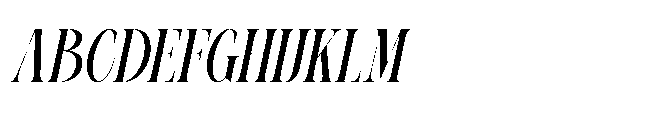 Hailove Italic Font UPPERCASE